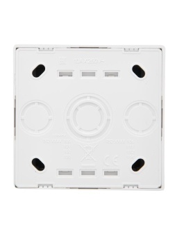 Выключатель 2-кл. ОП LETO бел. LEZARD 752-0200-101