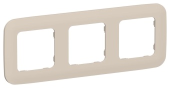 Рамка 3-м СП FLITE РУ-3-А-ФлЛ льняной IEK FI-M32-31-20-K88