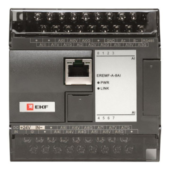 Модуль аналогового ввода EREMF 8 PRO-Logic EKF EREMF-A-8AI