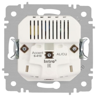 Розетка 1-м СП Accent 6-410-09 16А IP20 250В P+E Schuko + 2хUSB защ. шторки титан Intro Б0063711