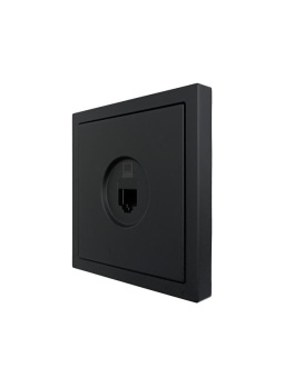 Розетка компьютерная 1-мест. СП ZIMA IP20 черн. бархат LEZARD 704-4288-139