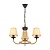 Люстра Corda 60Вт E14х3 IP20 Freya FR4402-PL-03-GB