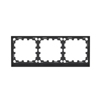 Рамка 3-м KANT черн. уголь DKC 7012906