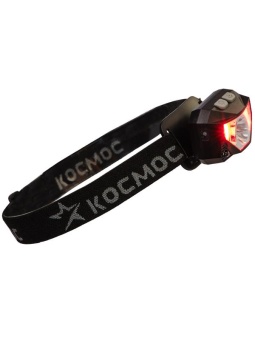 Фонарь налобный аккум. 3Вт XPG 2х3Вт COB/Li-po 1200мА.ч ABS пластик КОСМОС (KOC851Lit)