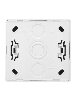 Розетка 1-м ОП LETO с заземл. с крышкой LETO ПБТ бел. LEZARD 752-0200-123B