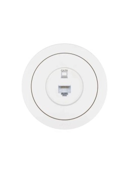 Розетка компьютерная СП OSEN RJ45 кат.6 механизм бел. LEZARD 743-0288-140