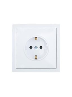 Розетка 1-м СП ZIMA 16А IP20 с защ. шторками безвинтов. зажим ПБТ механизм бел. LEZARD 704-0288-124BQC