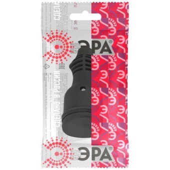 Розетка RX11-B-IP44 16А IP44 прямая с заземл. каучук черн. ЭРА Б0069325