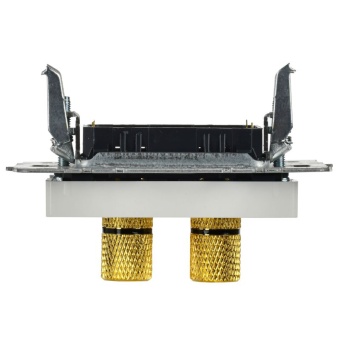 Аудиорозетка 4-м BRITE РА10-БрБ механизм бел. IEK BR-S40-K01