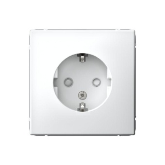 Розетка ArtGallery 16А с заземл. защ. шторки механизм бел. SE GAL000145