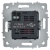 Розетка BRITE РЮ10-1-БрАБ USB A+A 3.1А механизм арктич. бел. IEK BR-U21-D31-K91