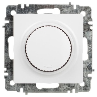 Светорегулятор поворотный СП Accent 6-401-01 600Вт 230В IP20 бел. Intro Б0063668