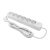 Удлинитель с сетевым фильтром 6х1.8м с заземл. 10А IP20 Блокбастер 2.2кВт ПВС 3х0.75 с выкл. PROxima EKF UFP10-375-6-018