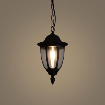 Светильник Frak 1х13Вт E27 IP44 подвесной Voltega VGL7305PL-01B