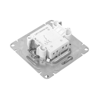 Выключатель 2-кл. СП Эпика механизм алюм. EKF UP1-SWA-20