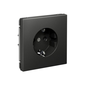 Розетка ArtGallery 16А с заземл. быстрозажим. клем. механизм базальт SE GAL001443S