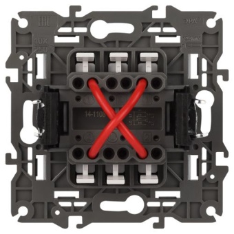 Переключатель перекрестный Elegance 14-1108-16 IP20 250В 10АХ титан Эра Б0065809