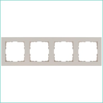 Рамка 4-м G-Classic тауп Jasmart G1004T