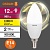 Лампа светодиодная LED Value B 12Вт 3000К тепл. бел. E14 960лм B матов. пластик 220-240В (замена 100Вт) OSRAM 4099854308659