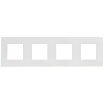 Рамка 4-м SKANDY SK-F04W арктич. бел. IEK SK-M42-K01