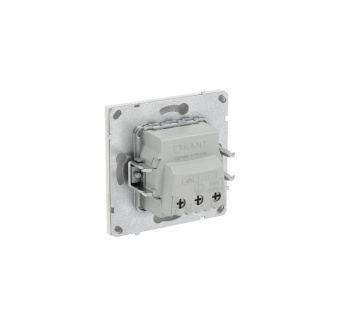 Розетка силовая KANT 2P+E защ. шторки бел. песок DKC 7010003