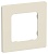 Рамка 1-м СП FLITE РУ-1-К-ФлСл сливочный IEK FI-M12-32-20-K86