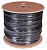 Кабель витая пара F/UTP 4х2х24AWG кат.5E solid CU PE Outdoor трос черн. (м) Rexant 01-0144