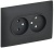 Розетка 2-м SKANDY 10А без заземл. без защ. шторок в сборе SK-R10G графит IEK SK-R20-10-K53-F Розетка 2-м SKANDY 10А без заземл. без защ. шторок в сборе SK-R10G графит IEK SK-R20-10-K53-F