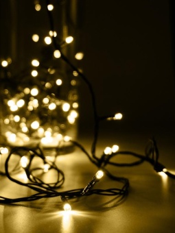 Гирлянда AC-G02-80Y 80LED 8.8м 8реж. 220В желт. ФАZА 5047693