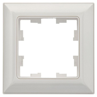 Рамка 1-м BRITE РУ-1-Бр бел./бел. IEK BR-M12-12-K01
