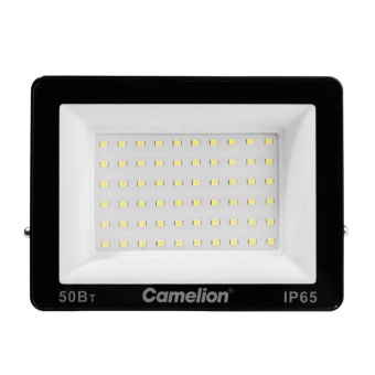 Прожектор LFL-5004 C02 (LED SMD 50Вт 5000лм 230В 6500К 153х136х30) черн. Camelion 16332