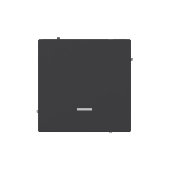 Выключатель 1-кл. KANT с подсветкой черн. уголь DKC 7012133