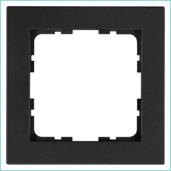 Рамка 1-м G-Classic антрацит Jasmart G1001B