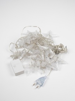 Гирлянда Бахрома "Арка" (с насадками-звездами) ICLD136WW-C-ST 136LED 2.5х1.2м 8режимов IP20 тепл. бел. SHLights 4690601054234