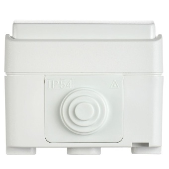 Выключатель проходной 1-кл. ОП Форс IP54 ВС20-1-1-ФБ с индикацией бел. IEK EVS11-K01-10-54-DC
