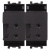 Устройство зарядное USB 2мод. 2.1А Avanti "Черный квадрат" DKC 4402542