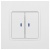 Выключатель 2-кл. СП Elegance 14-1105-01 10А IP20 250В 10AX с подсветкой механизм бел. Эра Б0034237