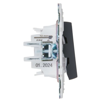 Выключатель проходной 2-кл. SKANDY 10А SK-V05G графит IEK SK-V22-0-10-K53