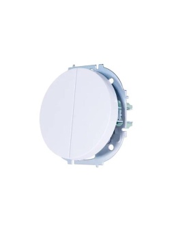 Выключатель 2-кл. СП OSEN 10А IP20 механизм бел. LEZARD 743-0288-101