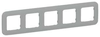 Рамка 5-м СП FLITE РУ-5-А-ФлС сер. IEK FI-M52-31-20-K03