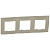 Рамка 3-м Etika светл. галька IEK 672523
