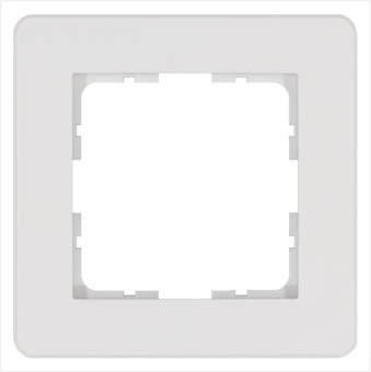 Рамка 1-м G-Flex бел. глянцевый Jasmart G1101W