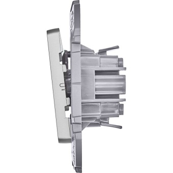 Выключатель кнопочный Inspiria 6А 250В без фиксации НО/НЗ механизм алюм. IEK 673692