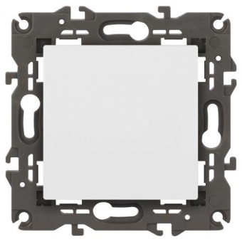 Выключатель Elegance 14-1101-01М 250В 10АХ матов. бел. Эра Б0065780