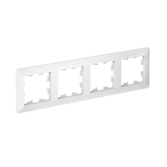 Рамка 4-м AtlasDesign Air лотос/дым. бел. SE ATN221304