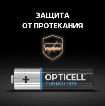 Элемент питания алкалиновый AA/LR6 (блист. 12шт) Turbo Max Opticell 6053009