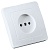 Розетка 1-м СП Мастер 16А IP20 250В защ. шторки бел. HEGEL РС16-302