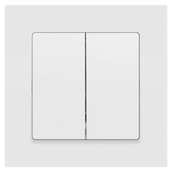 Выключатель 2-кл. СП Accent 6-104-01М 10А IP20 250В AL/CU бел. матов. Intro Б0063456