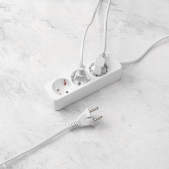 Удлинитель 3х3м с заземл. 3х0.75 бел. PROCONNECT 13-4209
