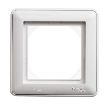 Рамка 1-м W59 Aqua IP44 бел. SE KD-1B-18